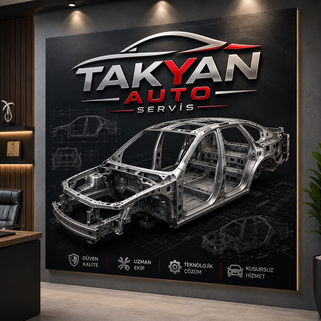 TAKYAN AUTO SERVİS logosu